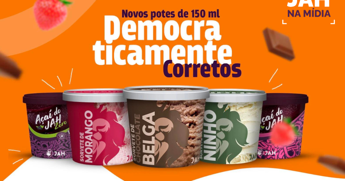 JAH lança nova linha de produtos com potes de 150 ml